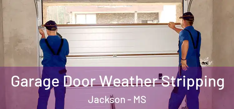  Garage Door Weather Stripping Jackson - MS