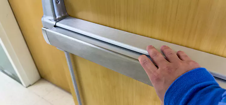 Installing a Push Bar on a Door Jackson